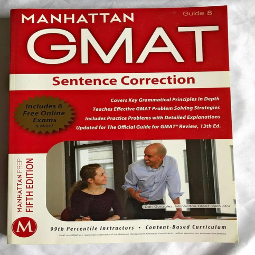 Sentence Correction Manhattan GMAT Prep guide, Strategy Guide 8